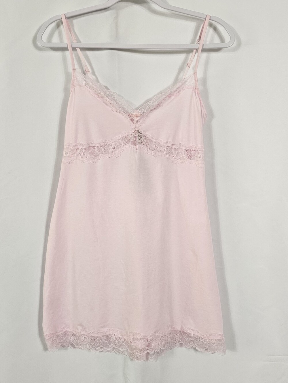 NWT Skims Limited Edition Cotton Lace Slip Dress in Cherry Blossom - Size M